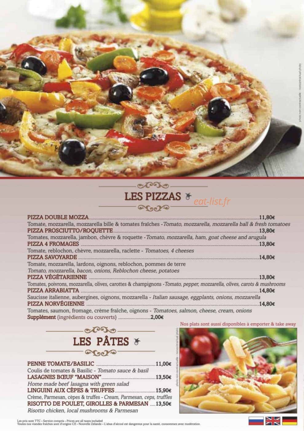 La Potinière — carte page 4