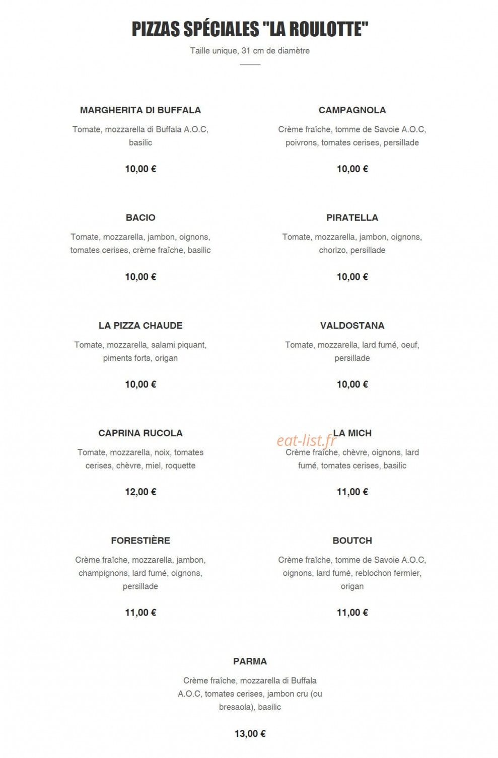 La roulotte — carte page 3