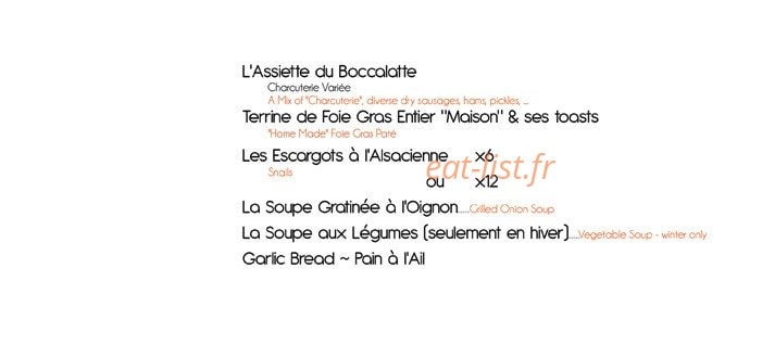 Le Boccalatte — carte page 5