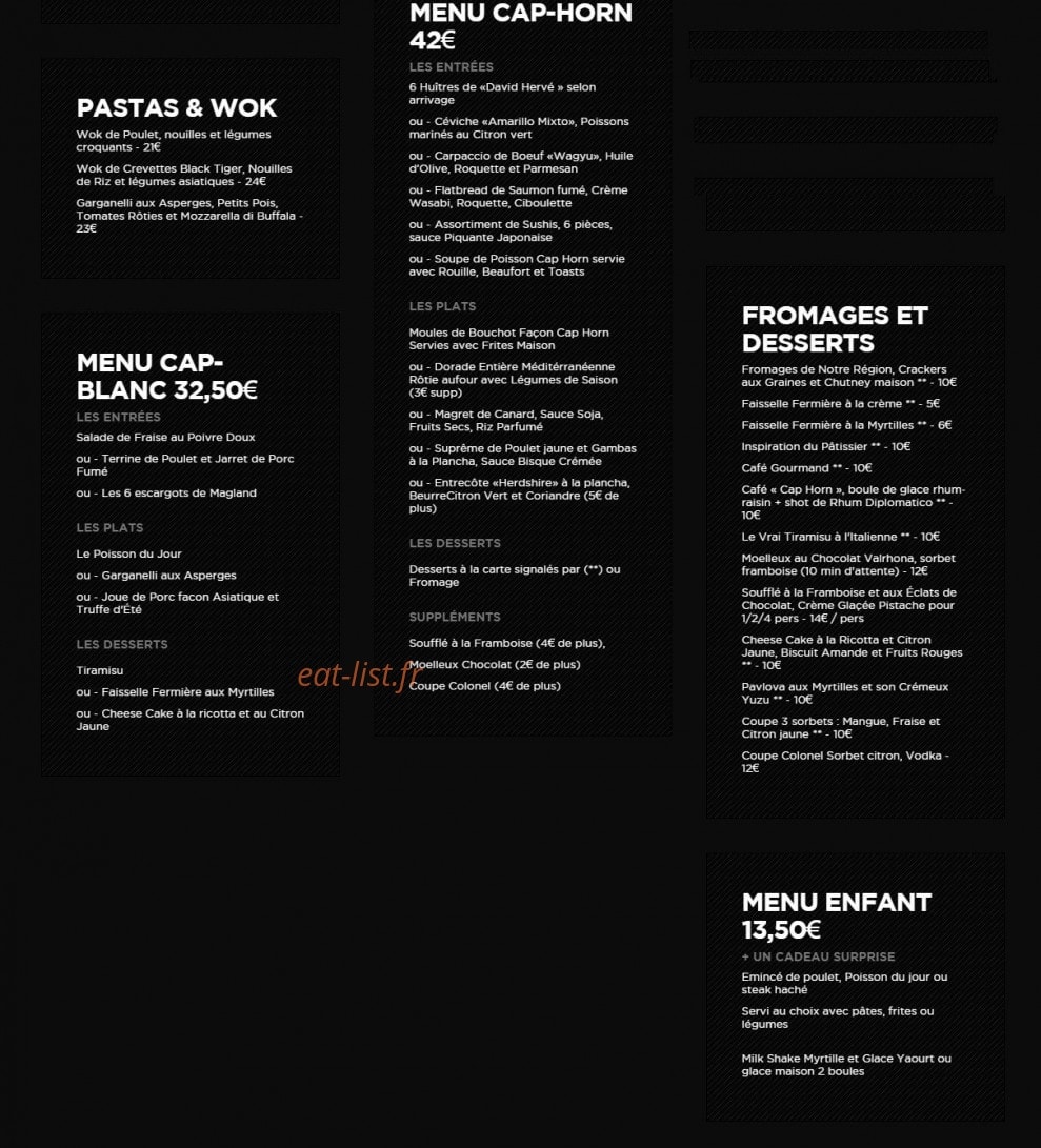 Le Cap Horn — carte page 2