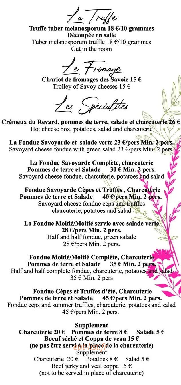 Le Carrousel — carte page 4