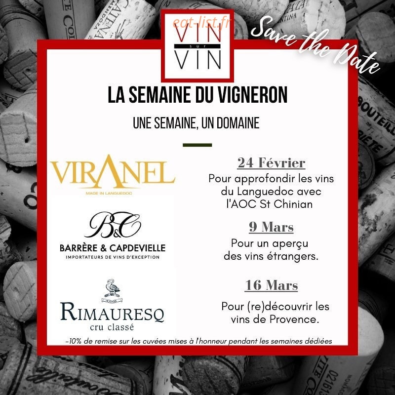 Le Comptoir du Vin sur Vin — carte page 3