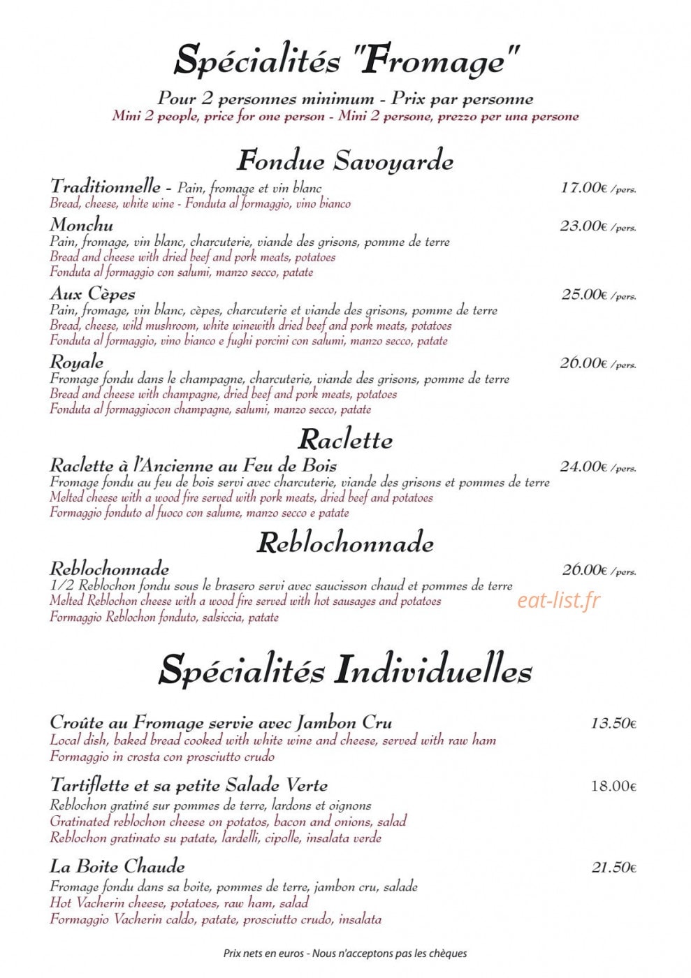 Le Monchu — carte page 1