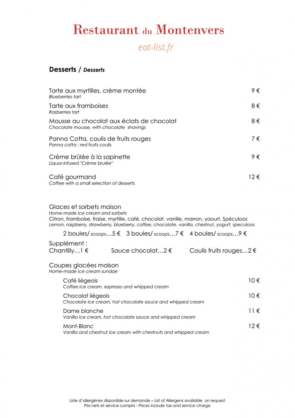 Le refuge du montenvers — carte page 4