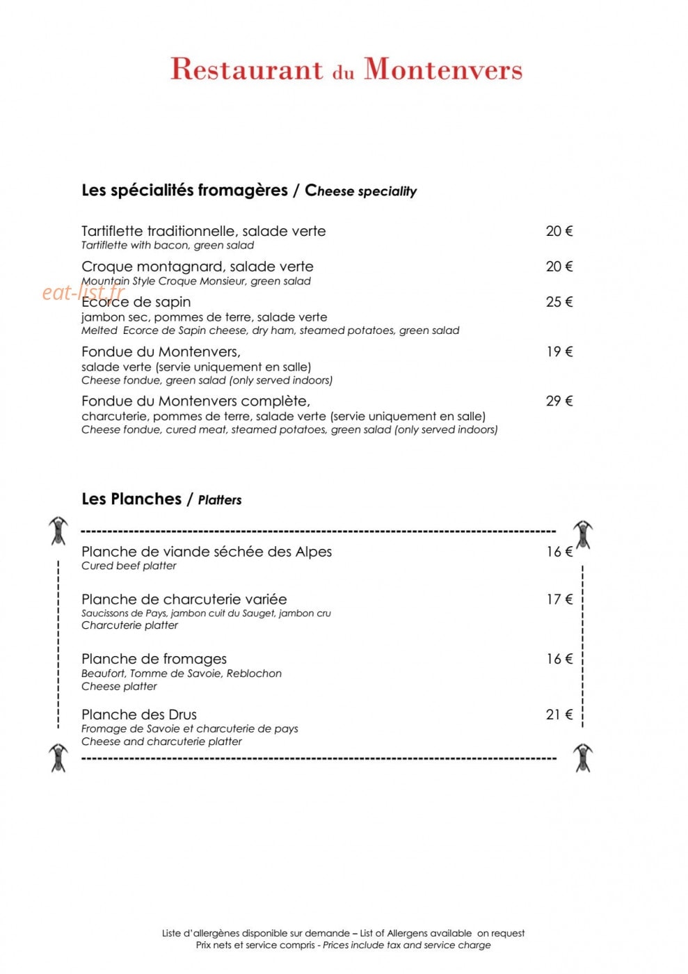 Le refuge du montenvers — carte page 2