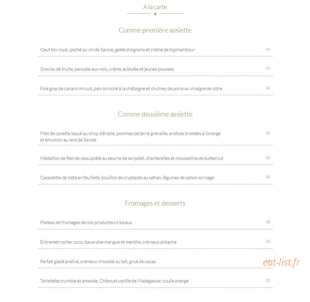 Le Rosebud — carte page 1