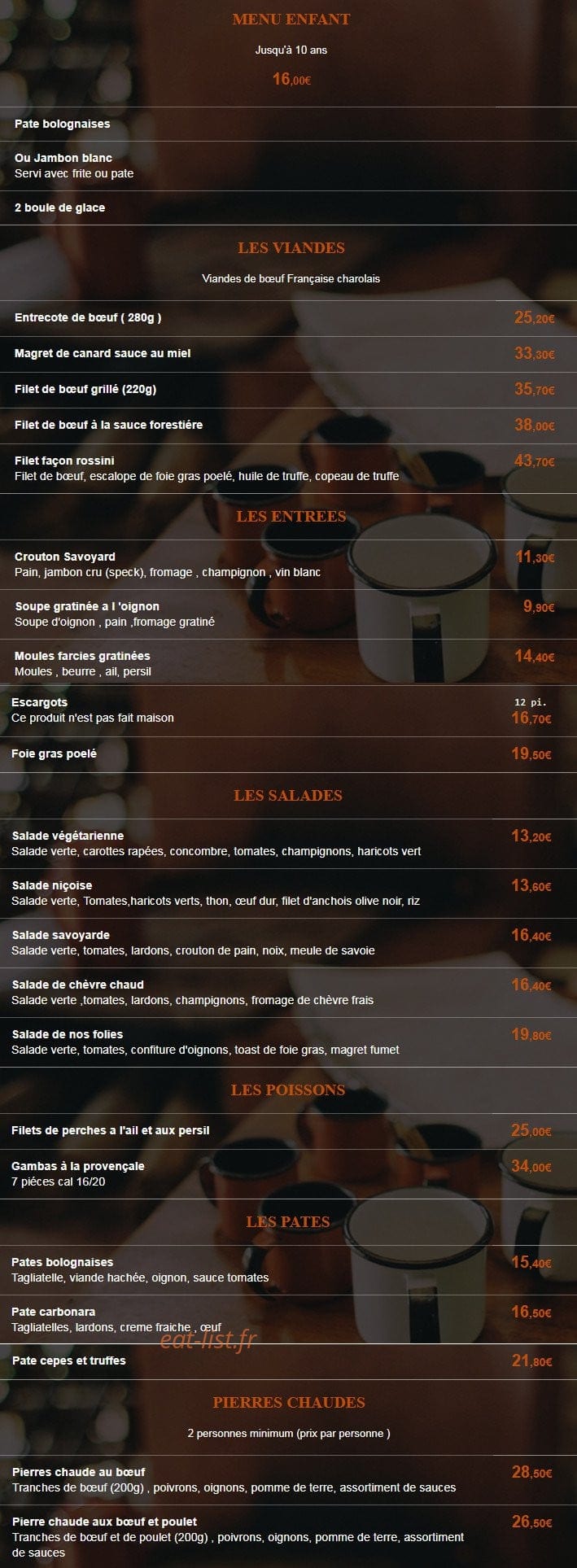 Le Sérac — carte page 1