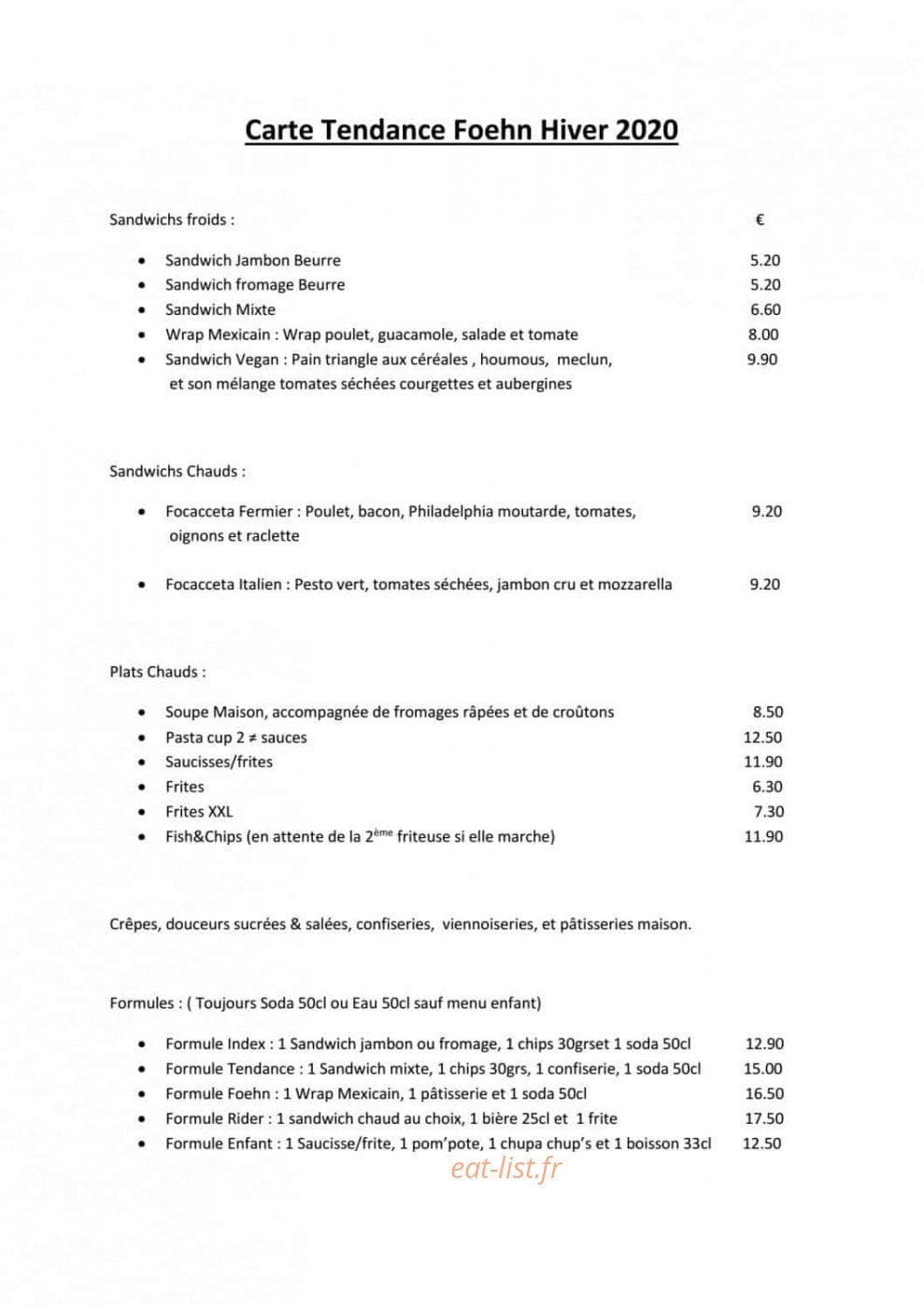 Le Tendance Foehn — carte page 1