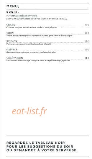 Munchie — carte page 1