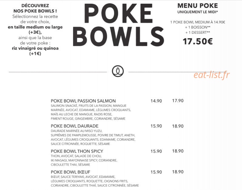 Sushi Shop — carte page 32