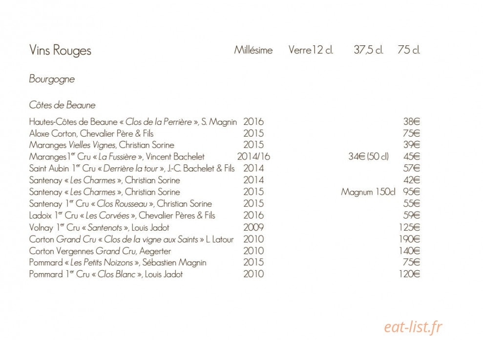 Comptoir du Lac — carte page 8