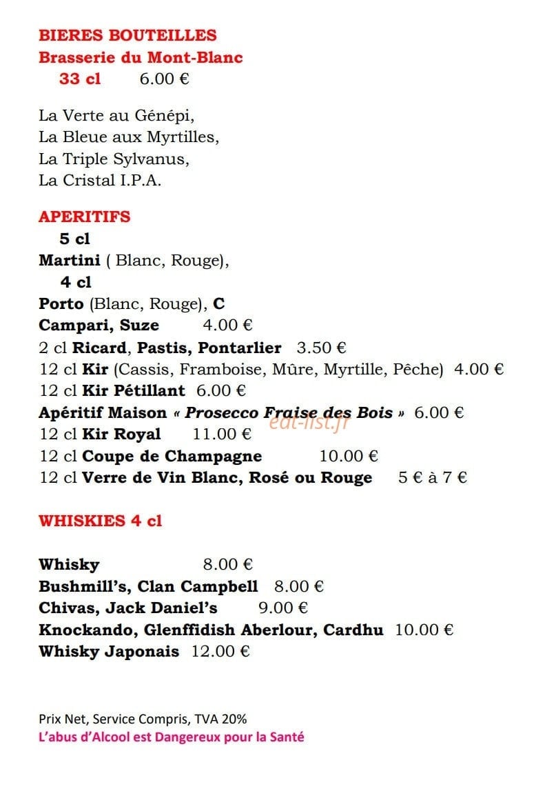 La Suite by John — carte page 8