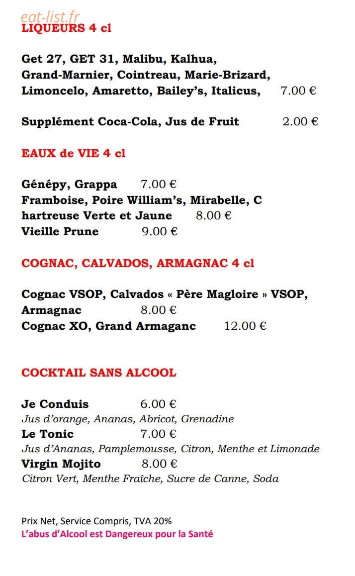 La Suite by John — carte page 10