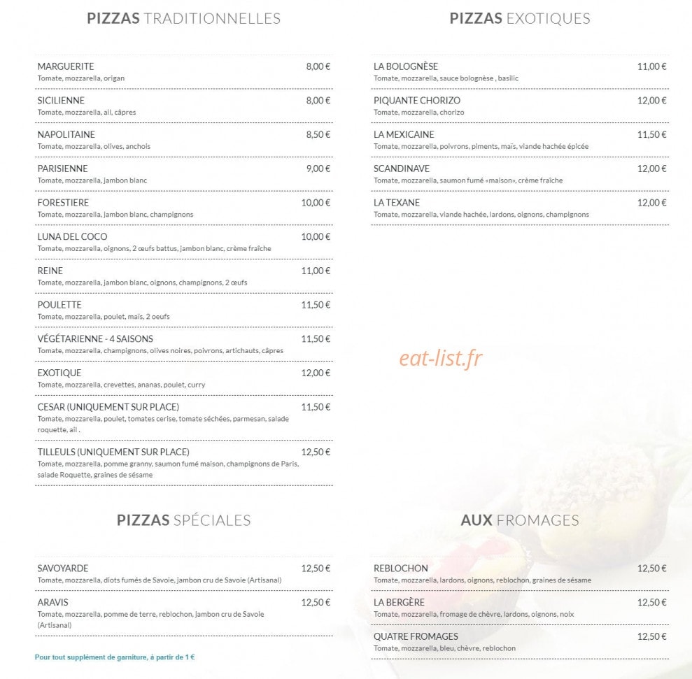 Les Tilleuls — carte page 4