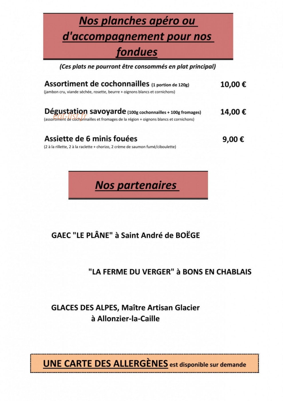 La Corbière — carte page 1