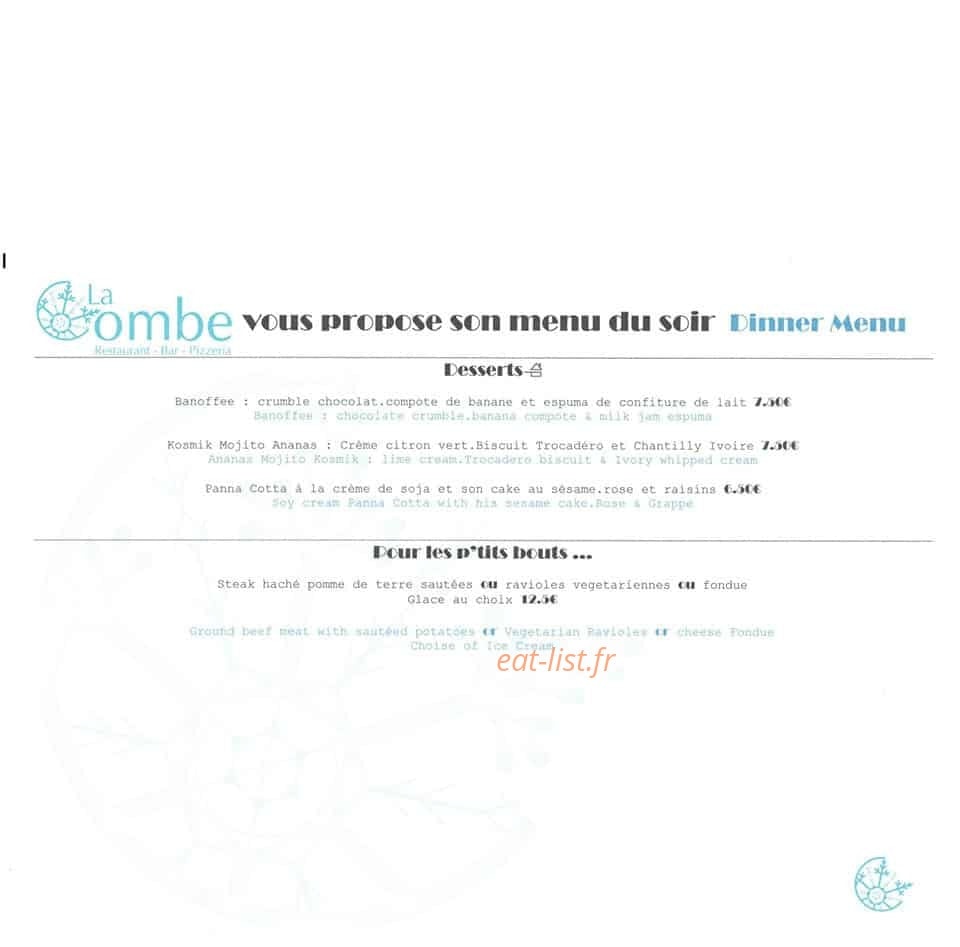 La Combe — carte page 4