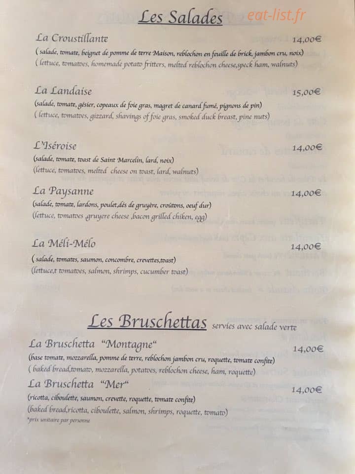 La Covagne — carte page 2