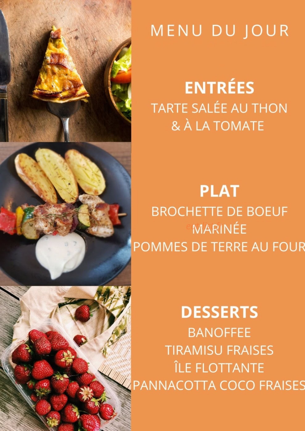 Le Bistrot Du Pic — carte page 1