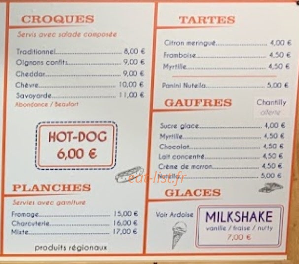 Le Zilda — carte page 1
