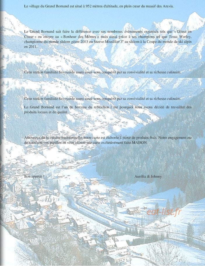 Aux aravis — carte page 1