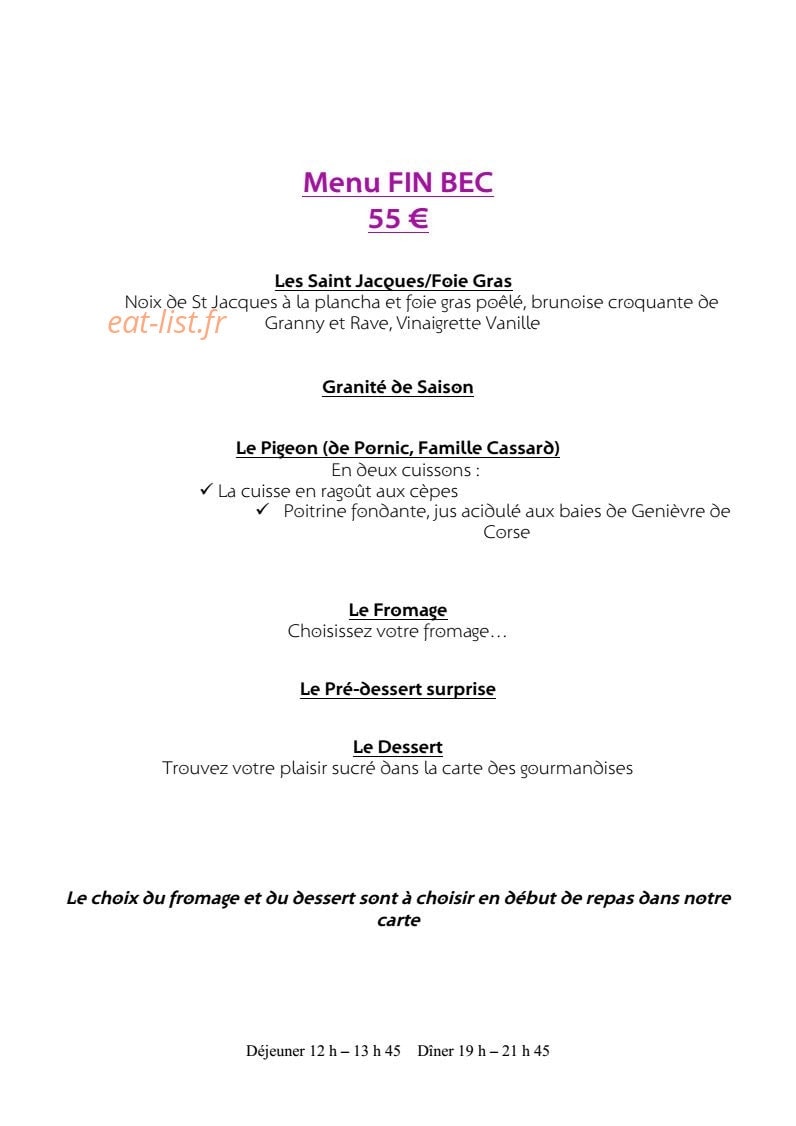 Confins des Sens — carte page 5
