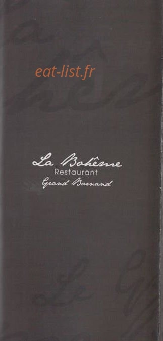 La Bohème — carte page 6