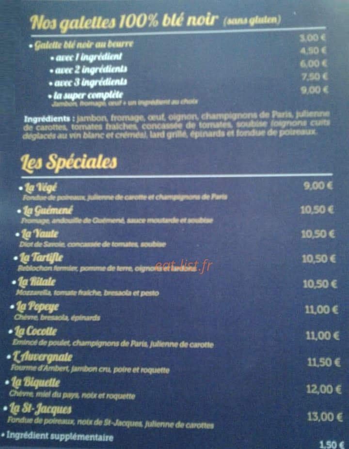 La Crêp'rit-chinaillon — carte page 2