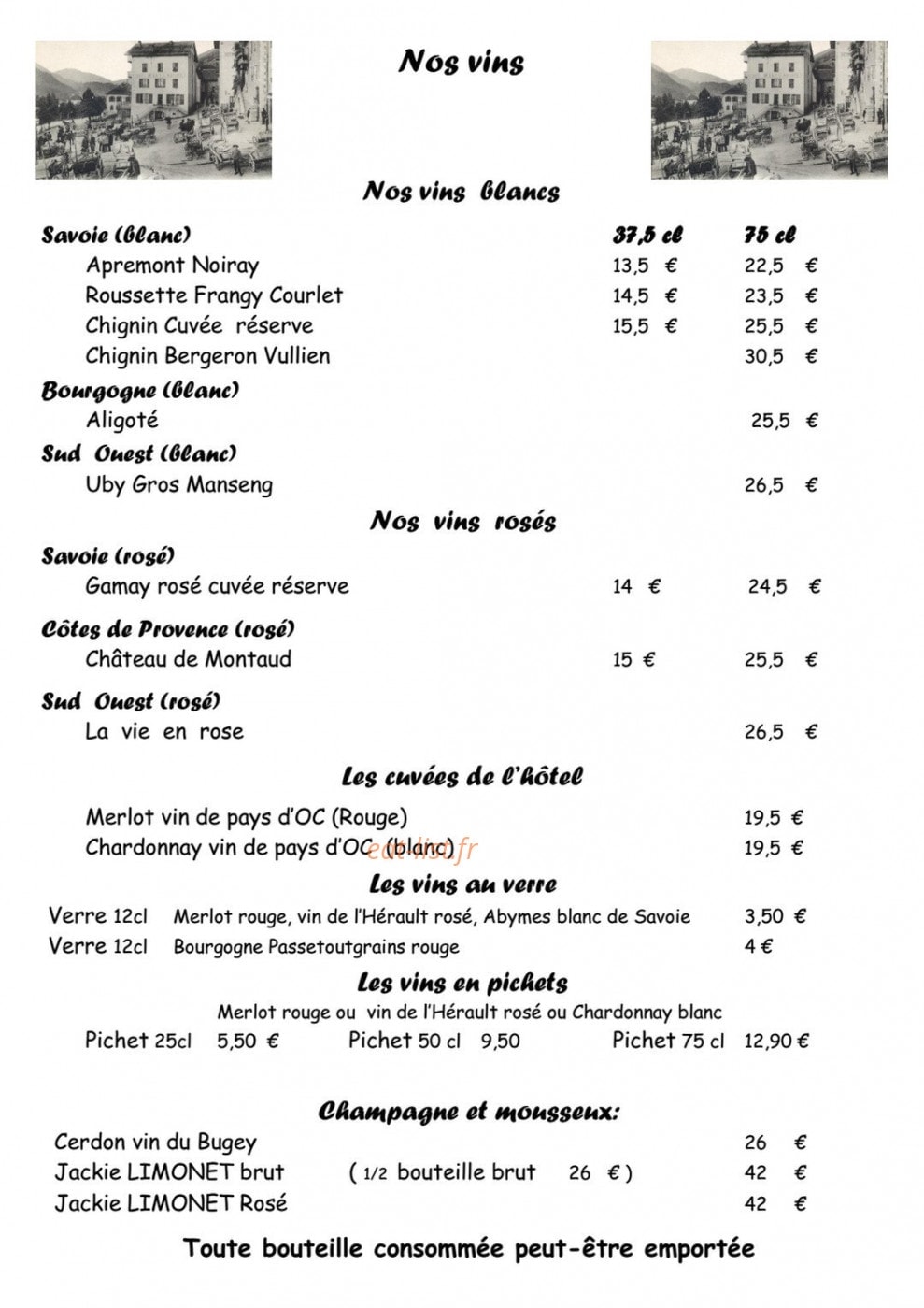 La Croix St Maurice — carte page 8