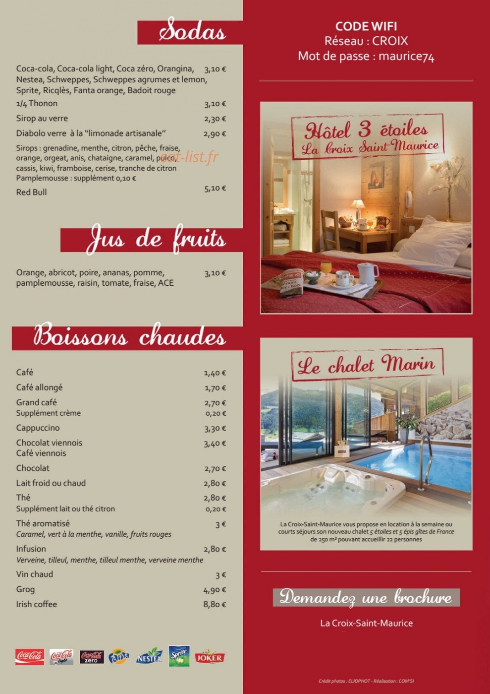 La Croix St Maurice — carte page 10