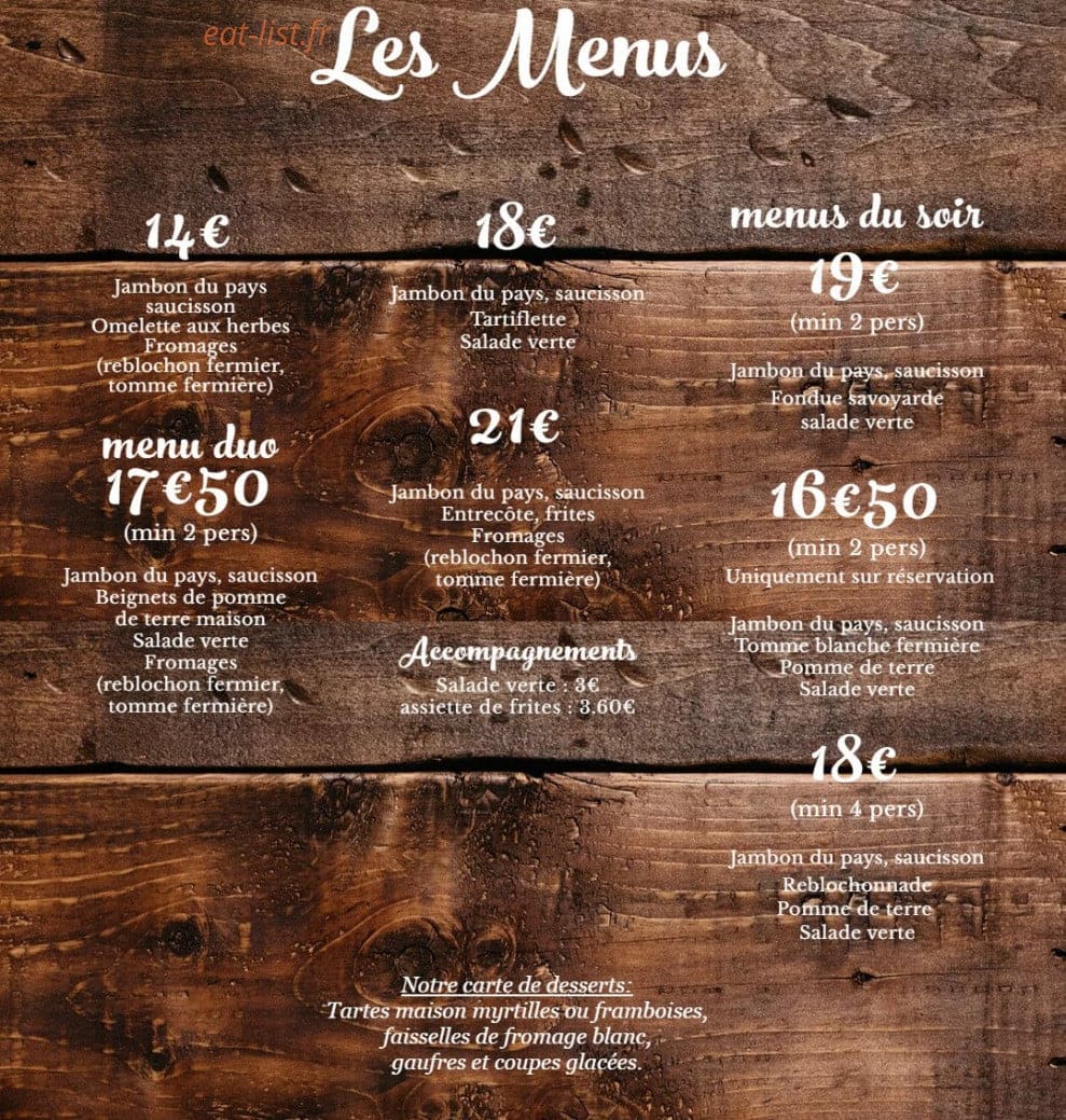 La Duche — carte page 1