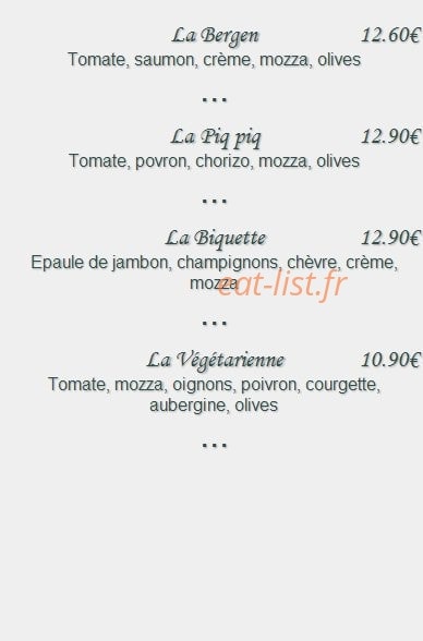 La Ferme du Pépé — carte page 5