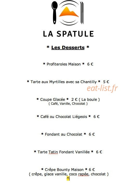 La spatule — carte page 2