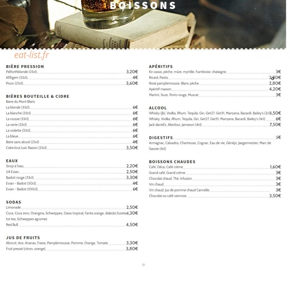 Le Chamois — carte page 4