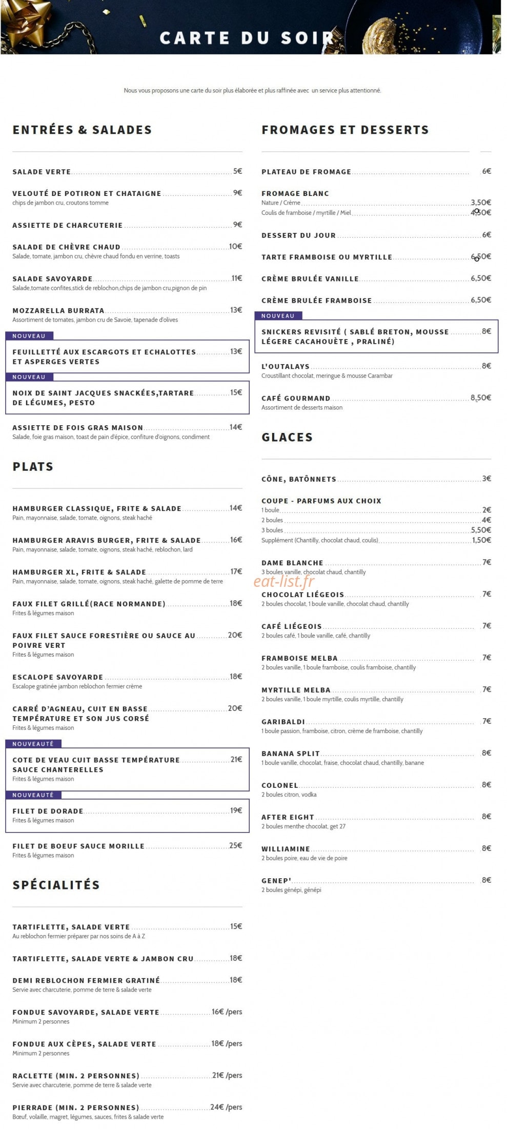 Le Chamois — carte page 2