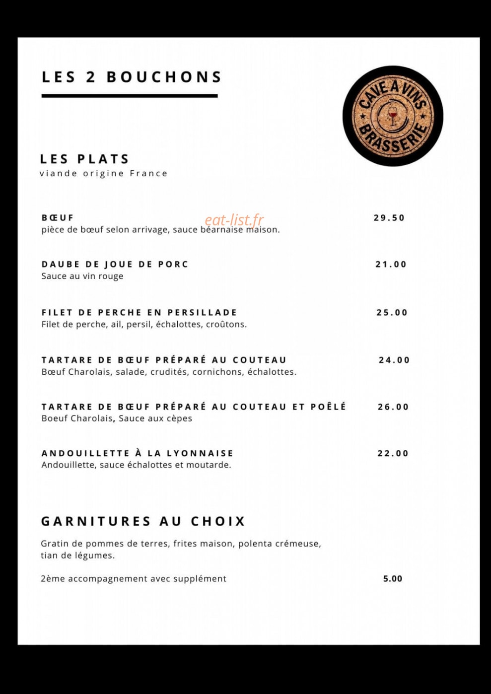 Les 2 Bouchons — carte page 4