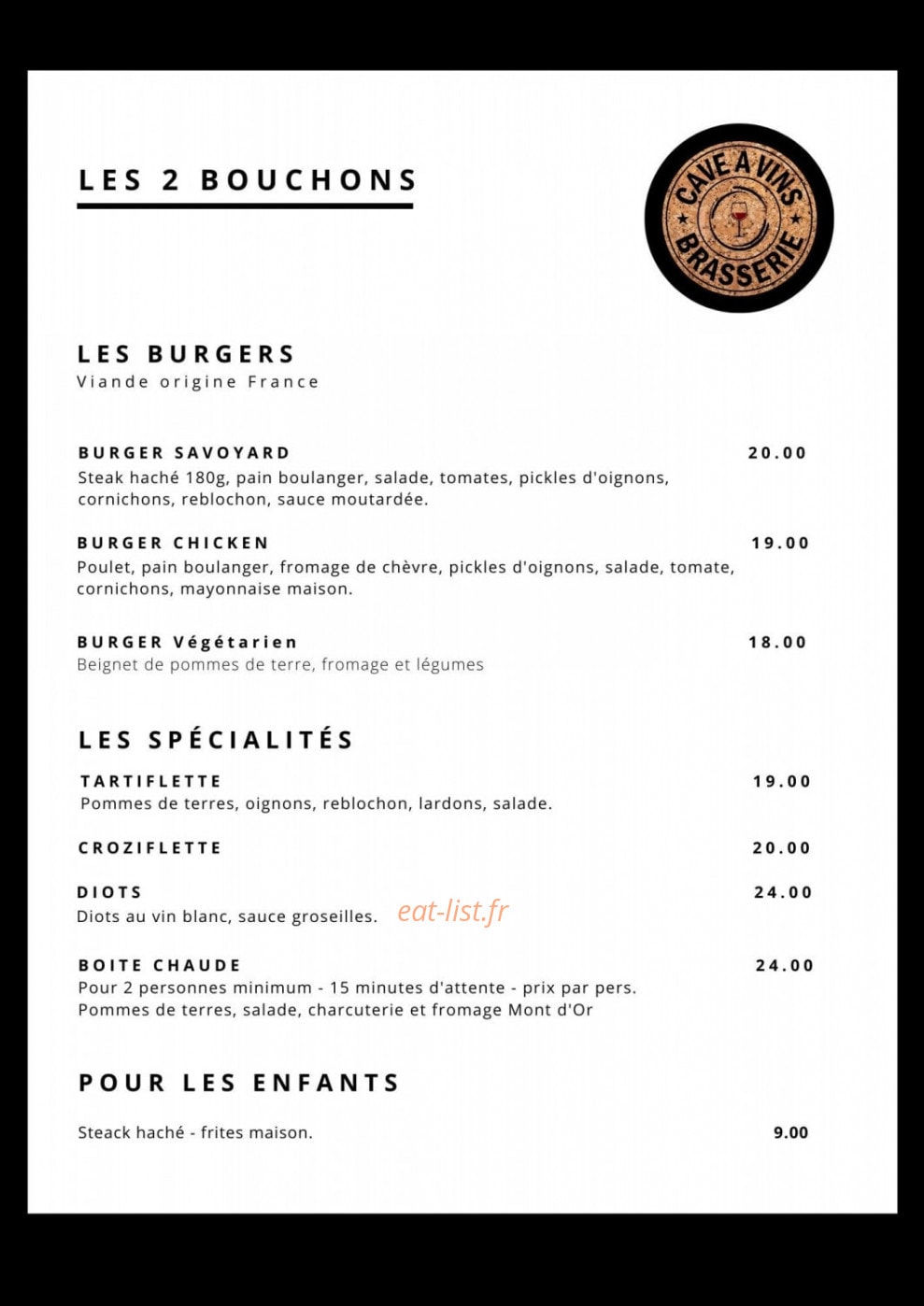 Les 2 Bouchons — carte page 3