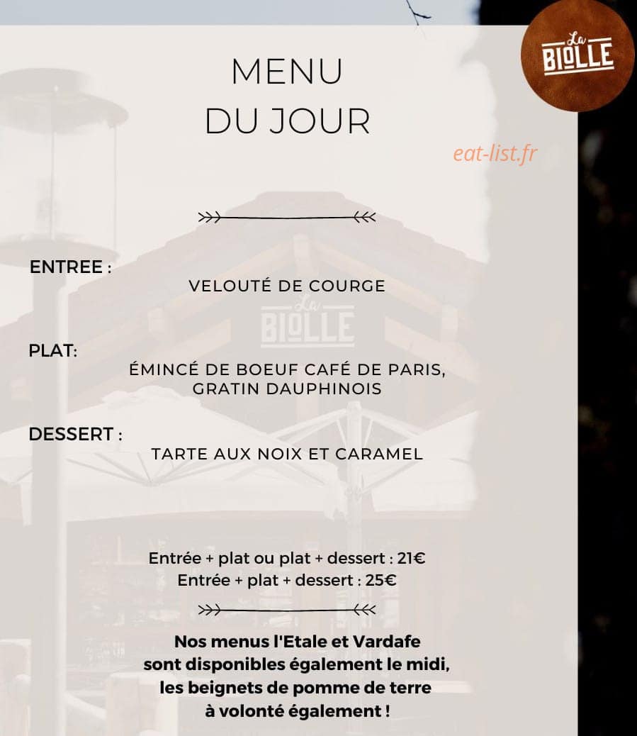 La Biolle — carte page 1
