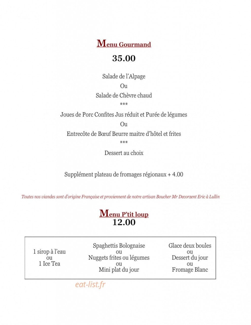 Le Christania — carte page 2