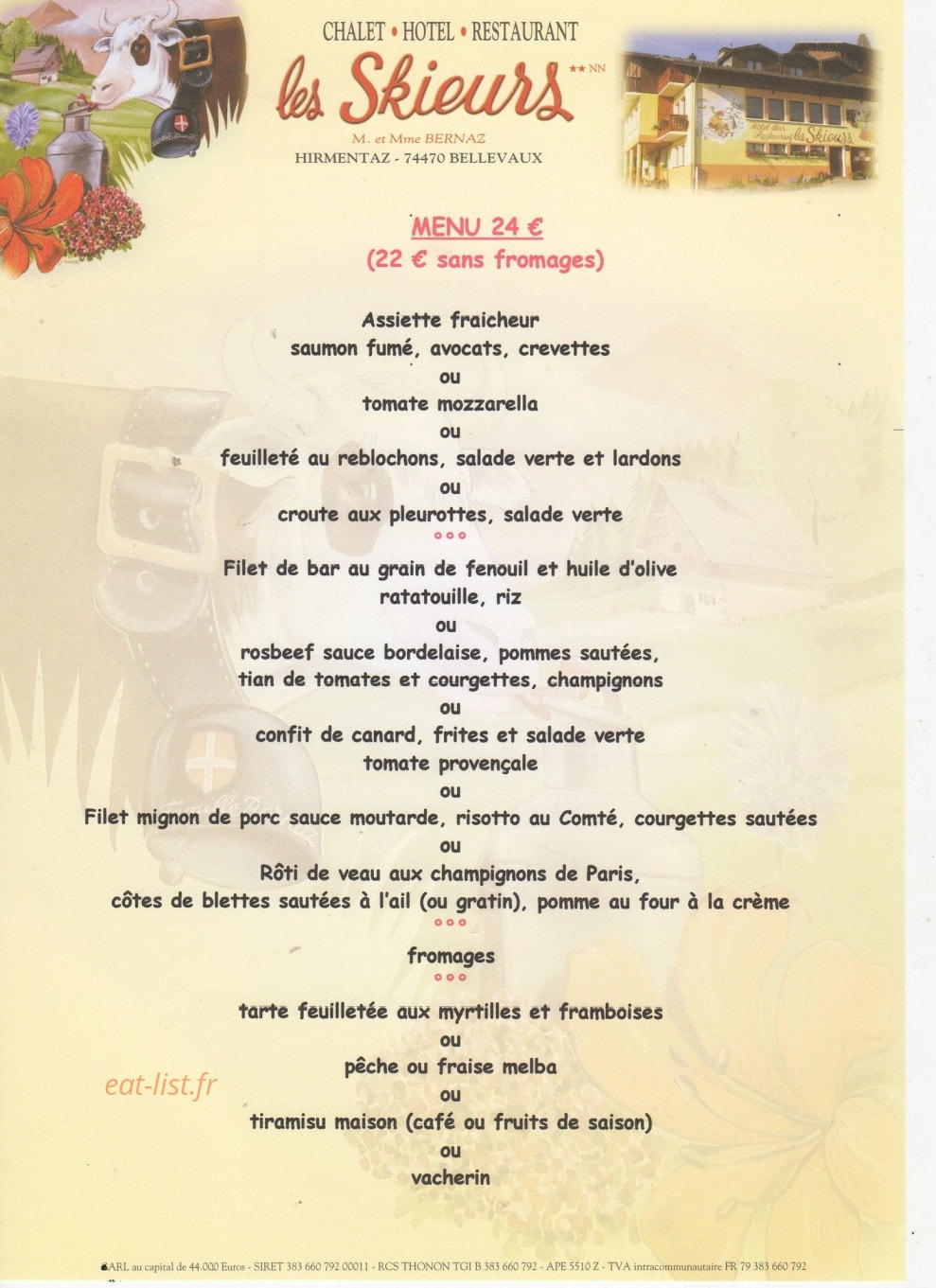 Les Skieurs — carte page 3