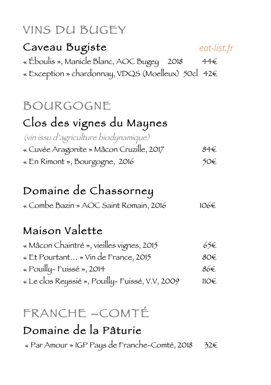 Le Moulin de Léré — carte page 6