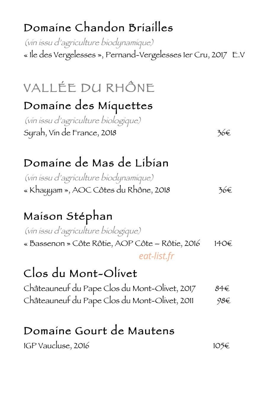 Le Moulin de Léré — carte page 10