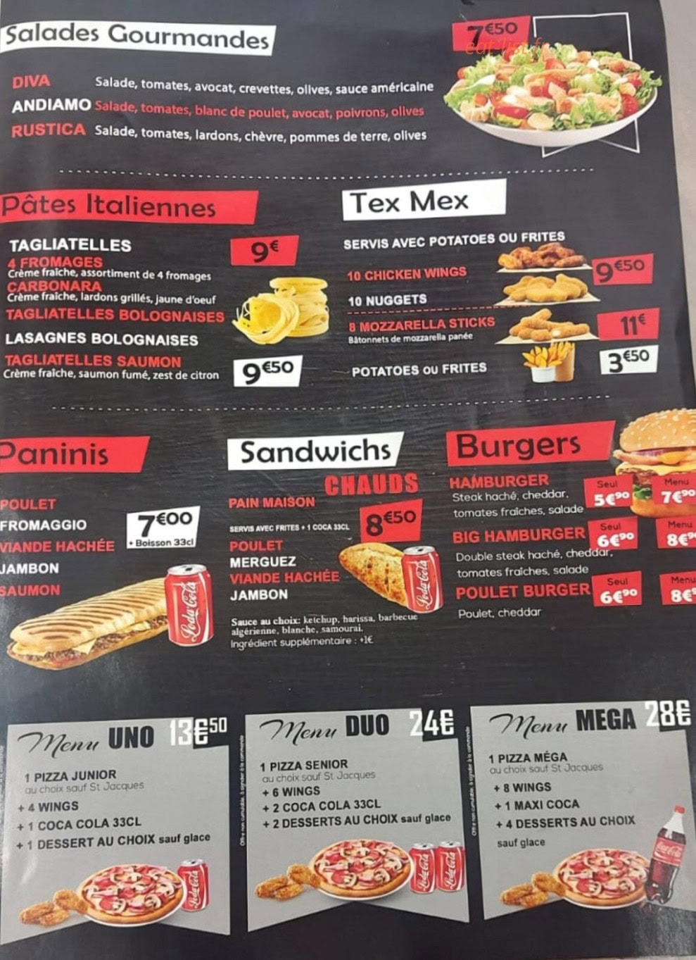 Artigiano Pizza — carte page 2