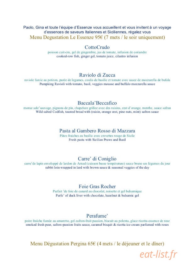 Essenze — carte page 1