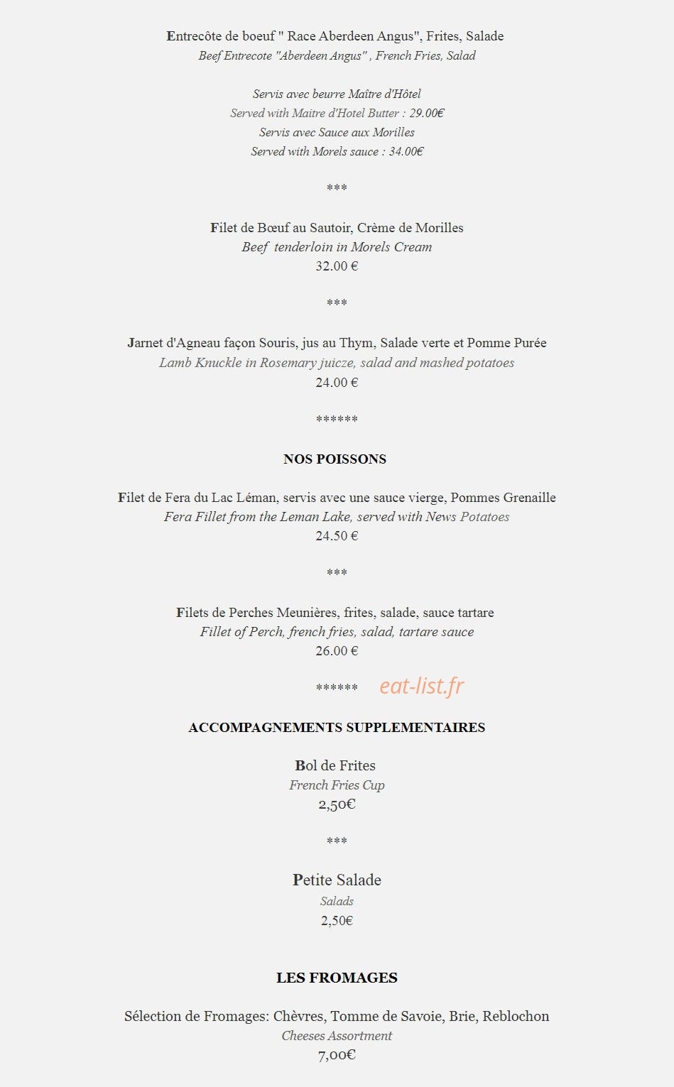 Hotel le Bourgogne — carte page 2