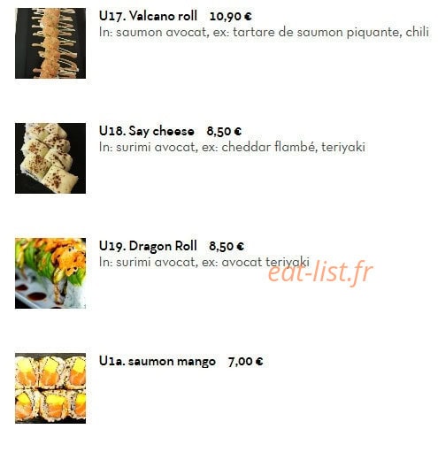 Koko Sushi — carte page 13