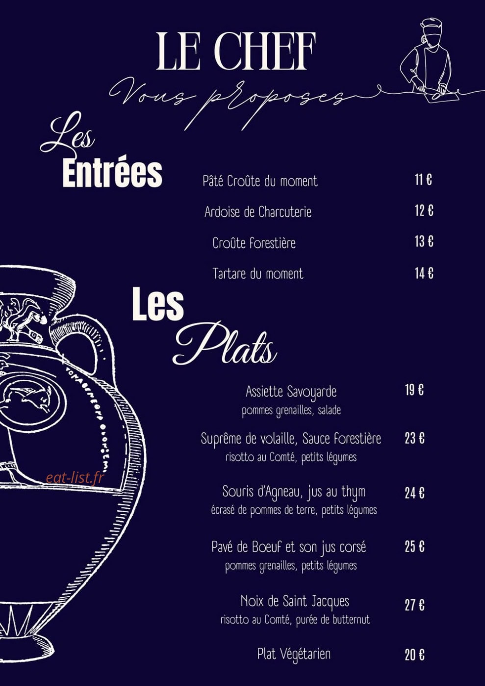 L'Amphore — carte page 1