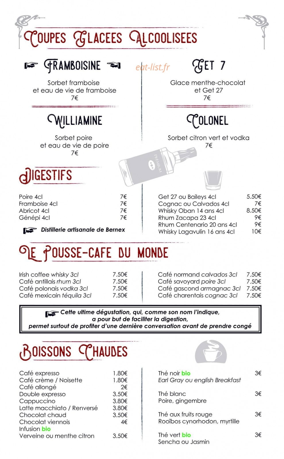 La Fabrik — carte page 5