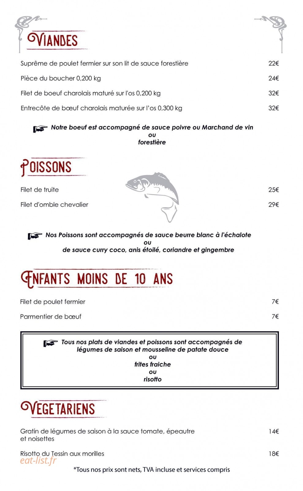 La Fabrik — carte page 2