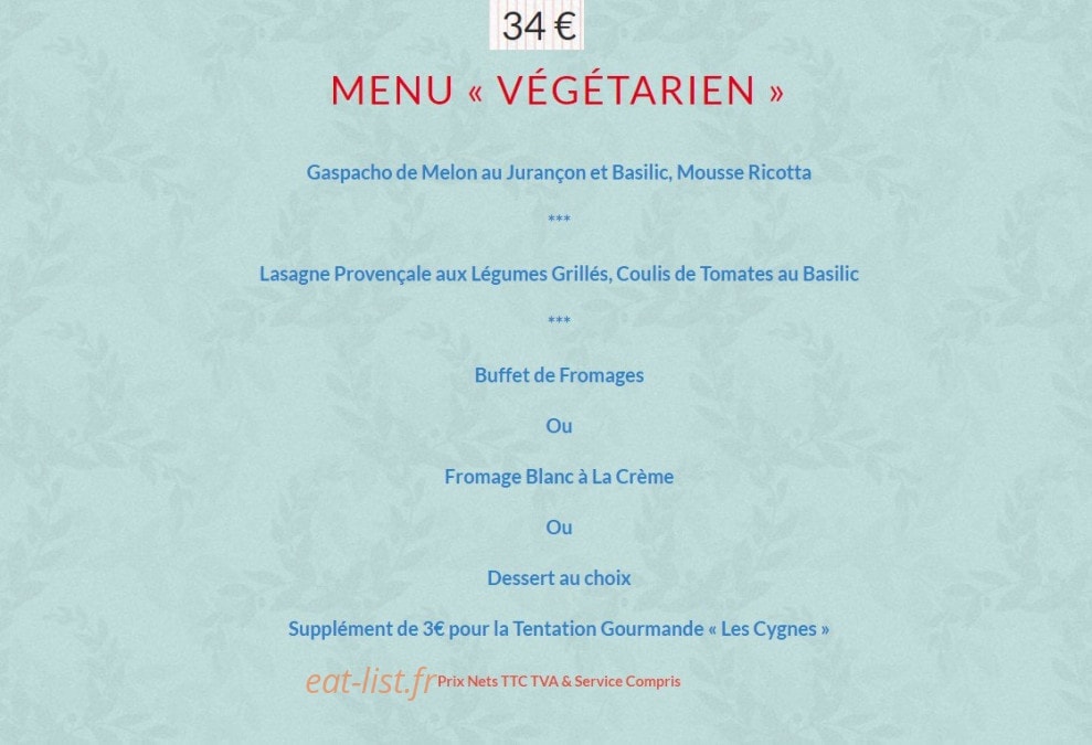 Les Cygnes — carte page 6