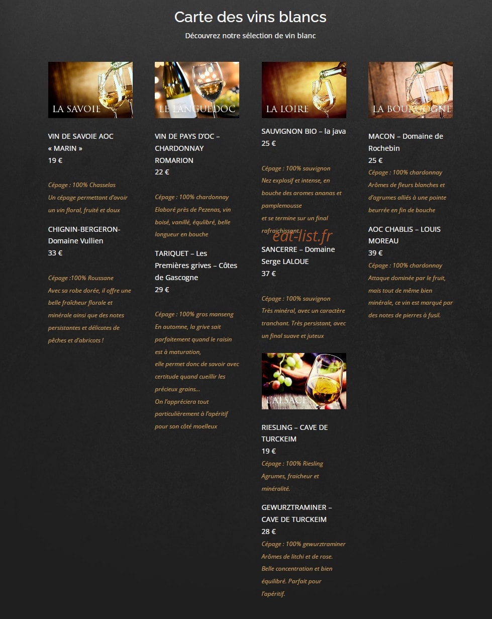 Tibetan Café — carte page 7